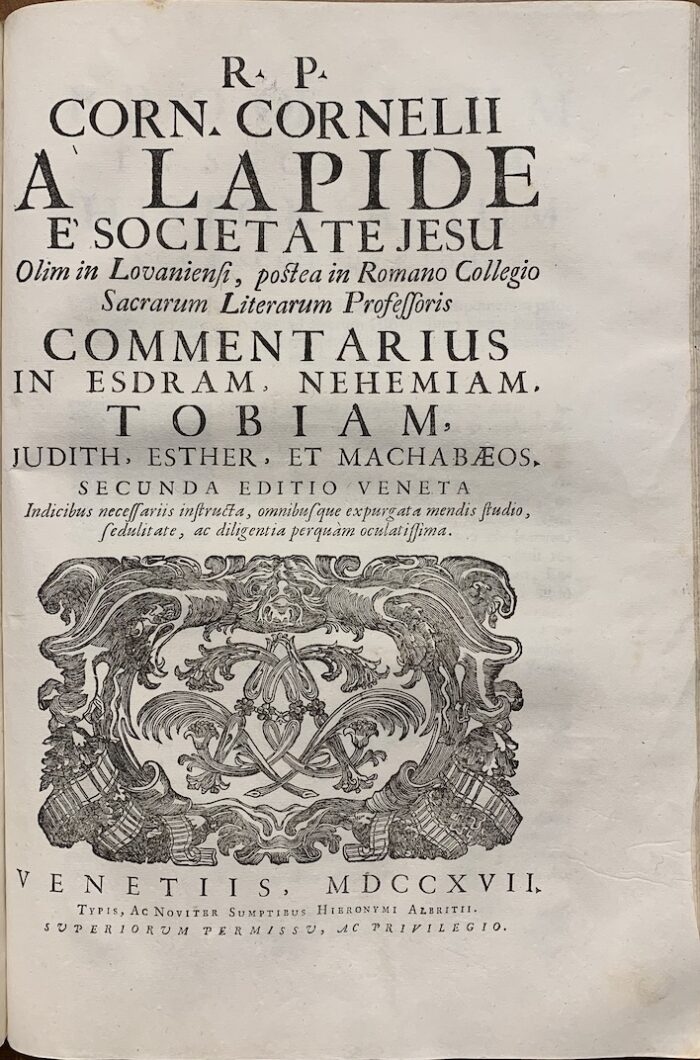 LAPIDE, CORNELIO (A) - immagine 3