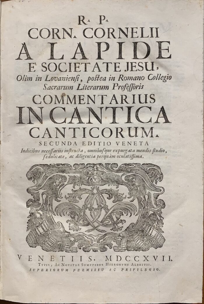 LAPIDE, CORNELIO (A)