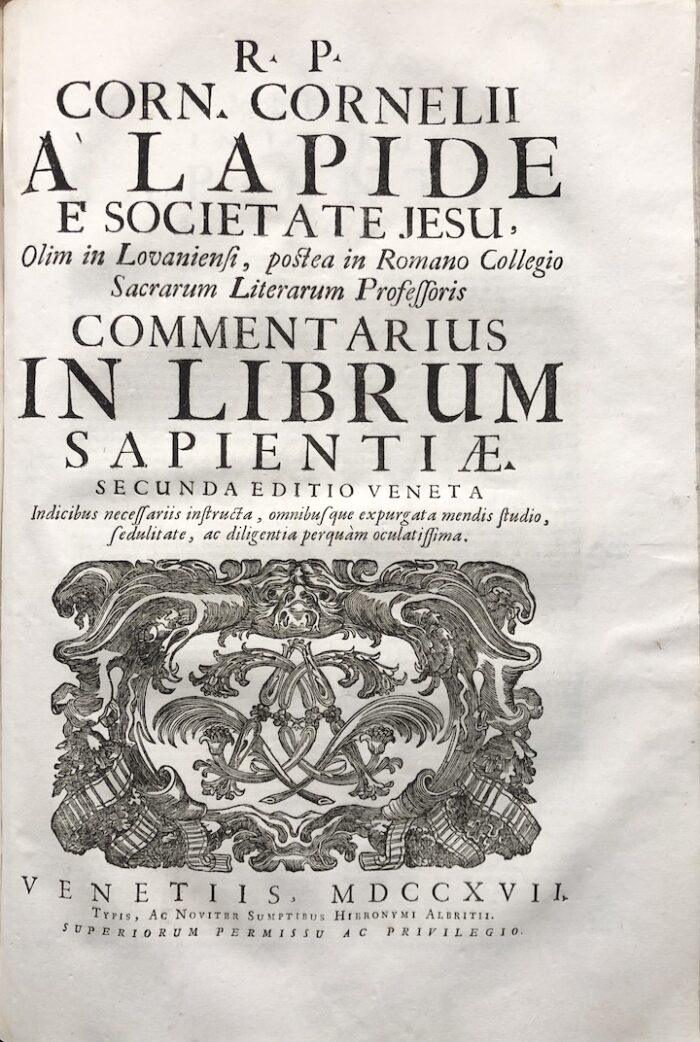 LAPIDE, CORNELIO (A) - immagine 2