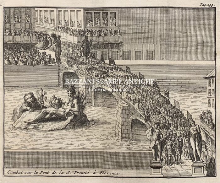 FIRENZE - COMBATTIMENTO SUL PONTE DELLA S. TRINITA