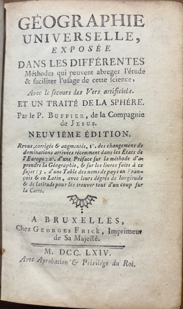 BUFFIER, CLAUDE