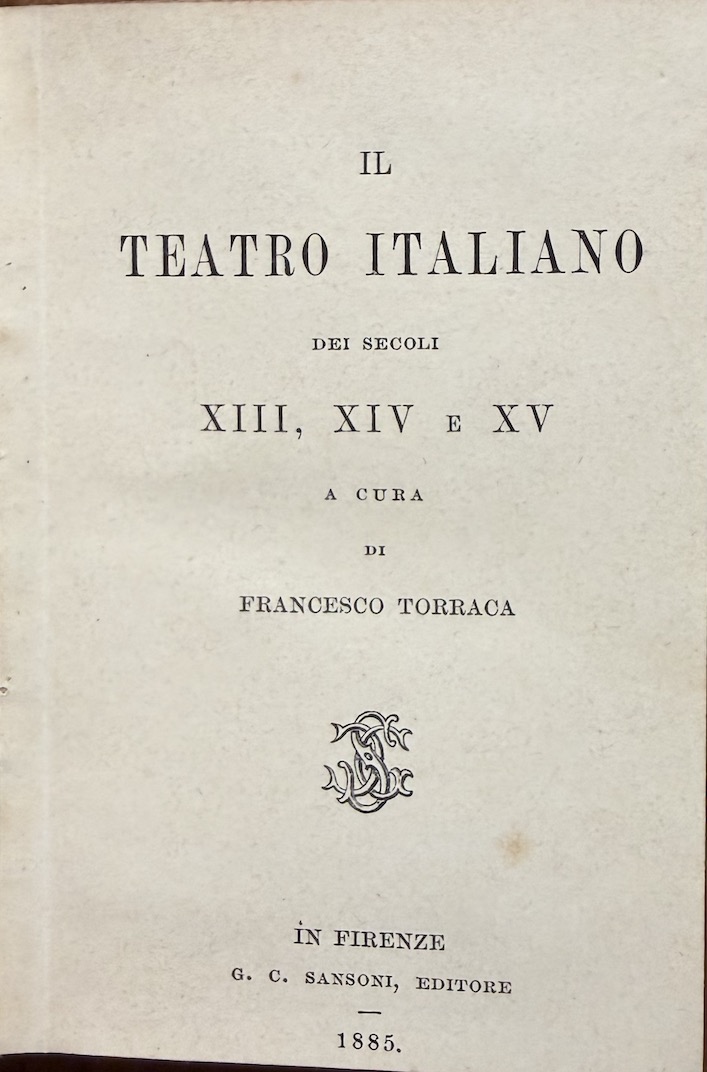 TORRACA, F. (A cura di) - PICCINI, G. (A cura di)