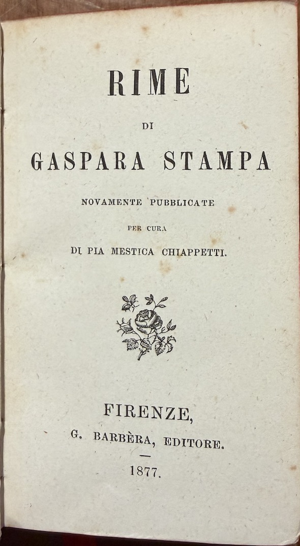 STAMPA, GASPARA