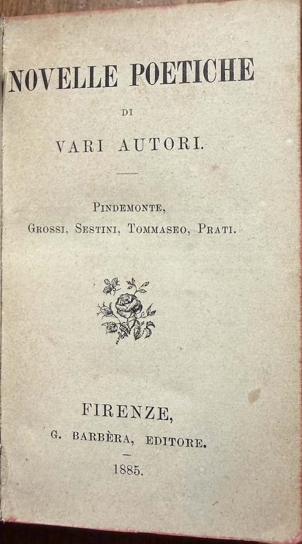 AUTORI VARI - NOVELLE POETICHE