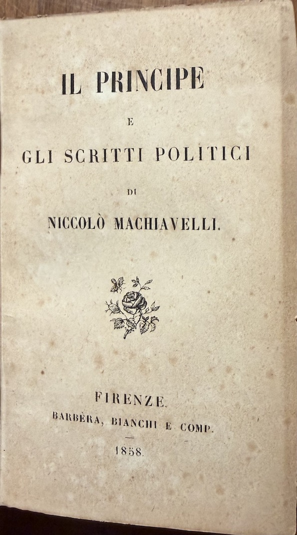 MACHIAVELLI, NICCOLÒ