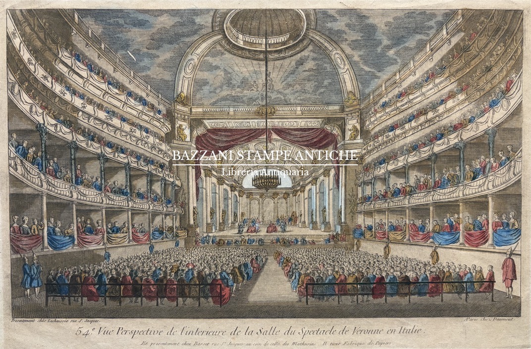 VERONA - INTERNO DEL TEATRO FILARMONICO