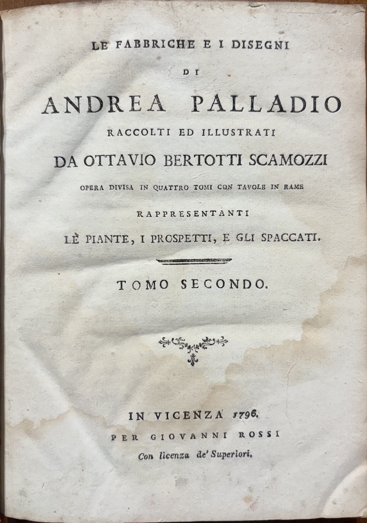 BERTOTTI SCAMOZZI, OTTAVIO – PALLADIO, ANDREA - immagine 2