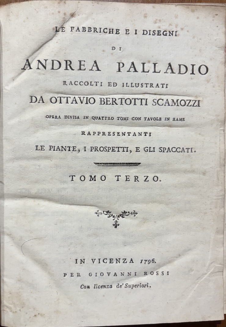 BERTOTTI SCAMOZZI, OTTAVIO – PALLADIO, ANDREA - immagine 3