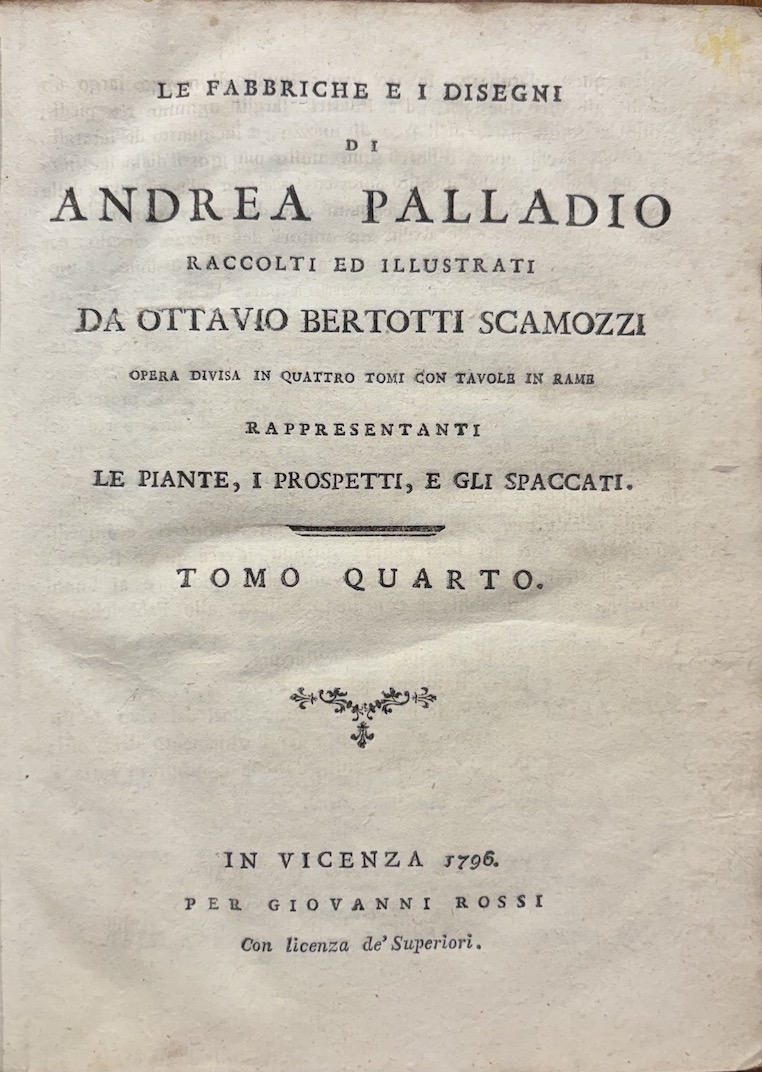 BERTOTTI SCAMOZZI, OTTAVIO – PALLADIO, ANDREA - immagine 4
